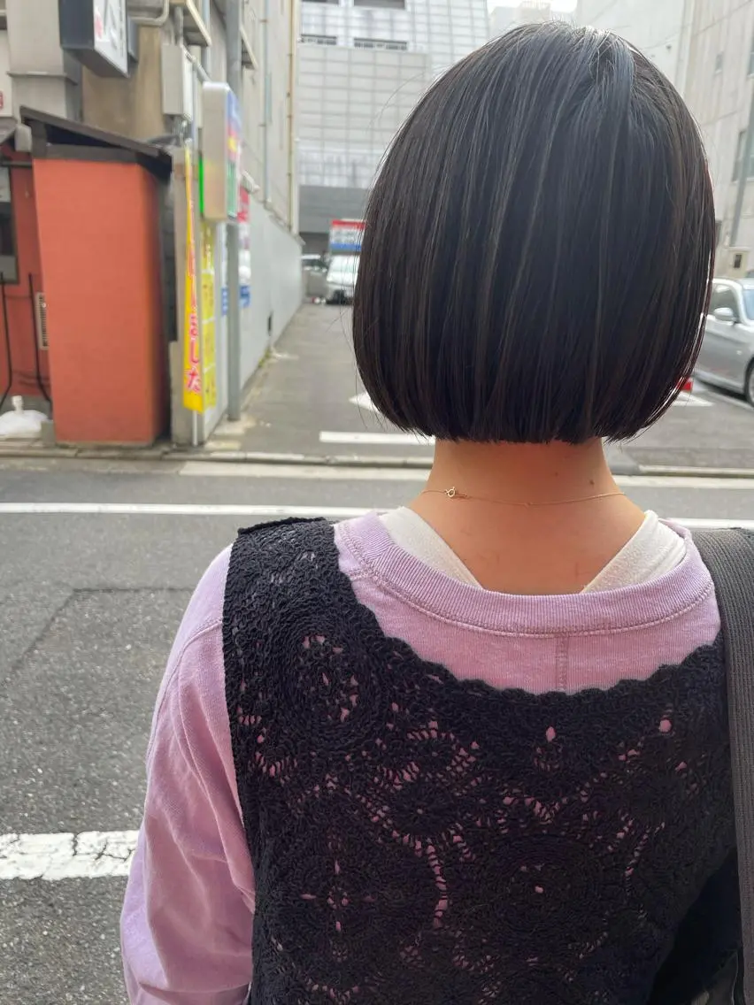 ショート カット ヘアカラー トリートメント ayane⭐️ボブ・ ショート・パーマのヘアスタイル