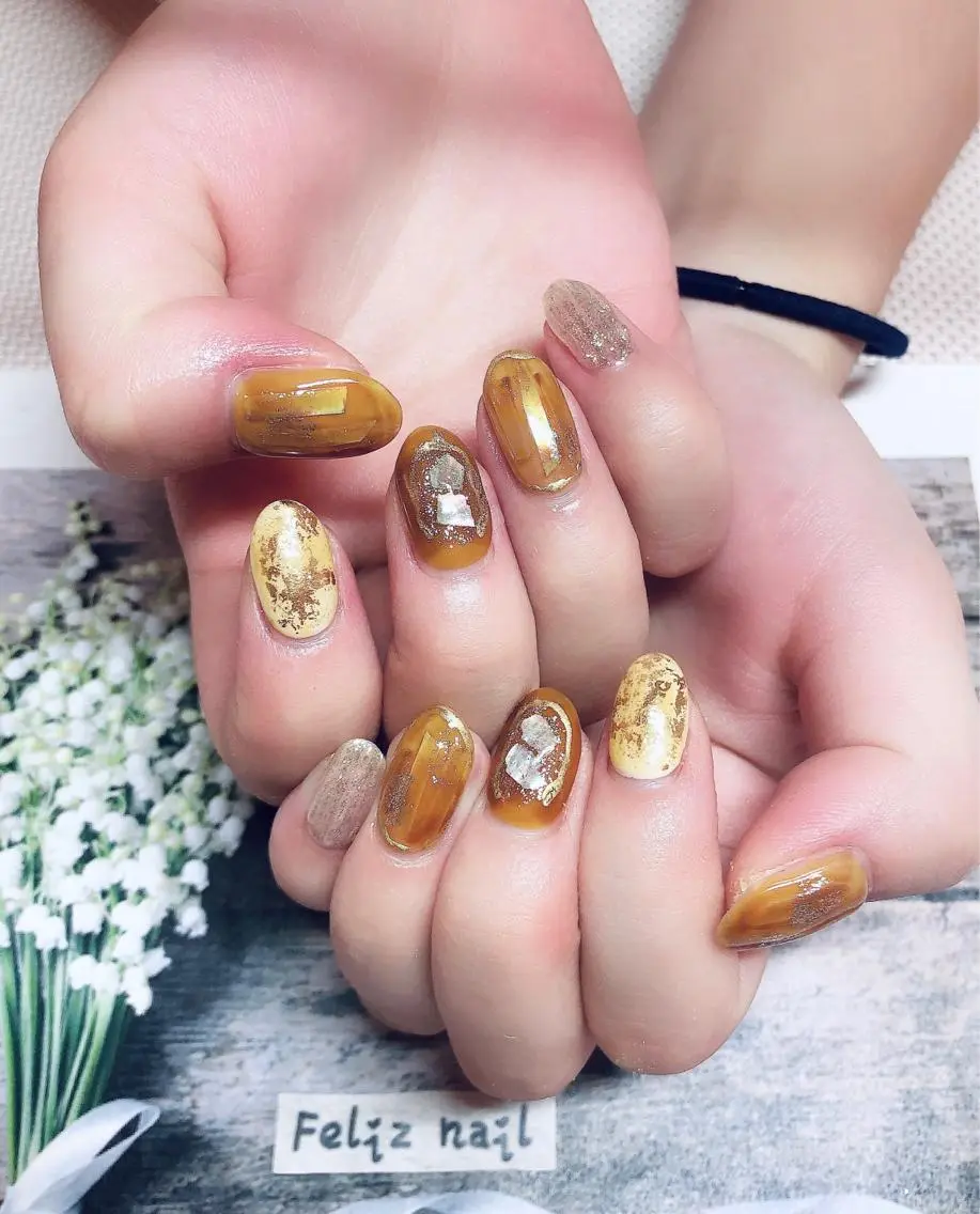 ネイル ジェルネイル ニュアンスネイル パラジェル シンプルネイル ハンドネイル ユキカ (ネイリスト)のネイルデザイン