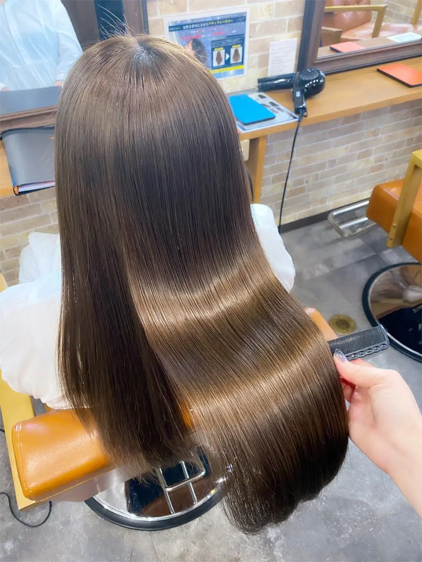 ロング カット トリートメント 美髪ヘア 🤍erikaのヘアスタイル