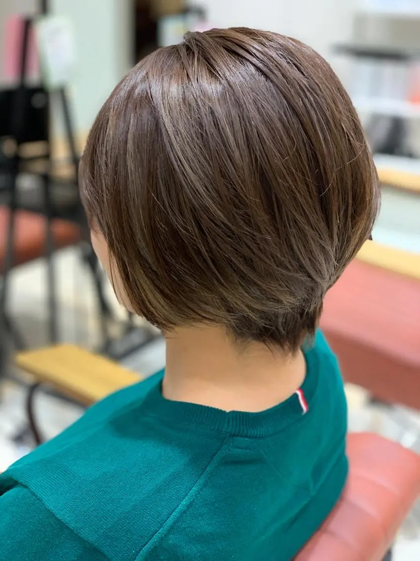 ショート カラー ヘアカラー 髪質改善カラーリスト /根本雄貴のヘアスタイル
