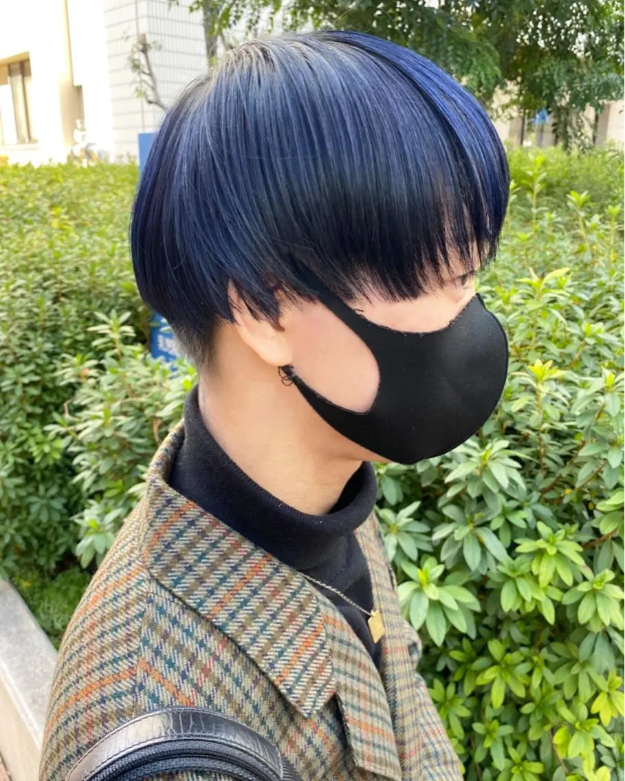 ショート カラー メンズ 🧡色落ちまで2度 楽しめる🧡ヨシキのヘアスタイル