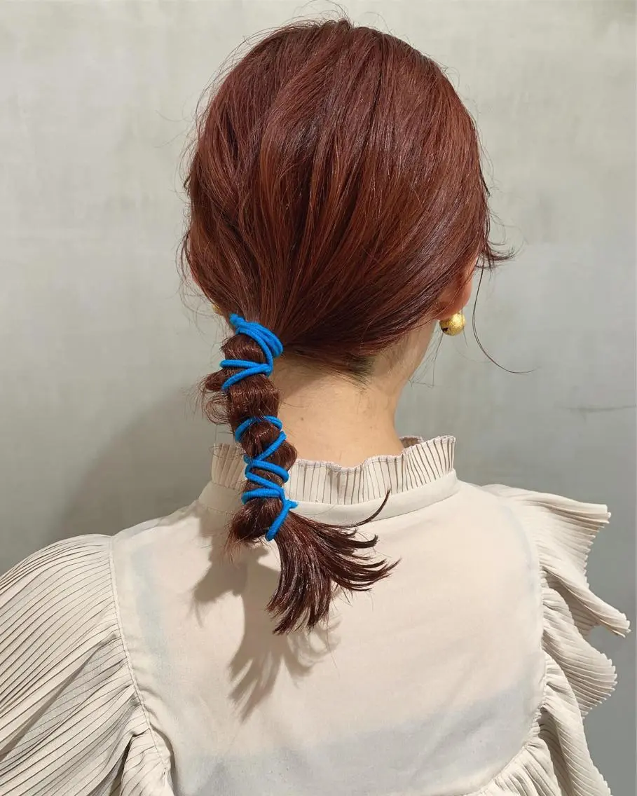 ミディアム カラー ヘアアレンジ カット ヘアカラー トリートメント 優作 〜圧倒的信頼〜のヘアスタイル