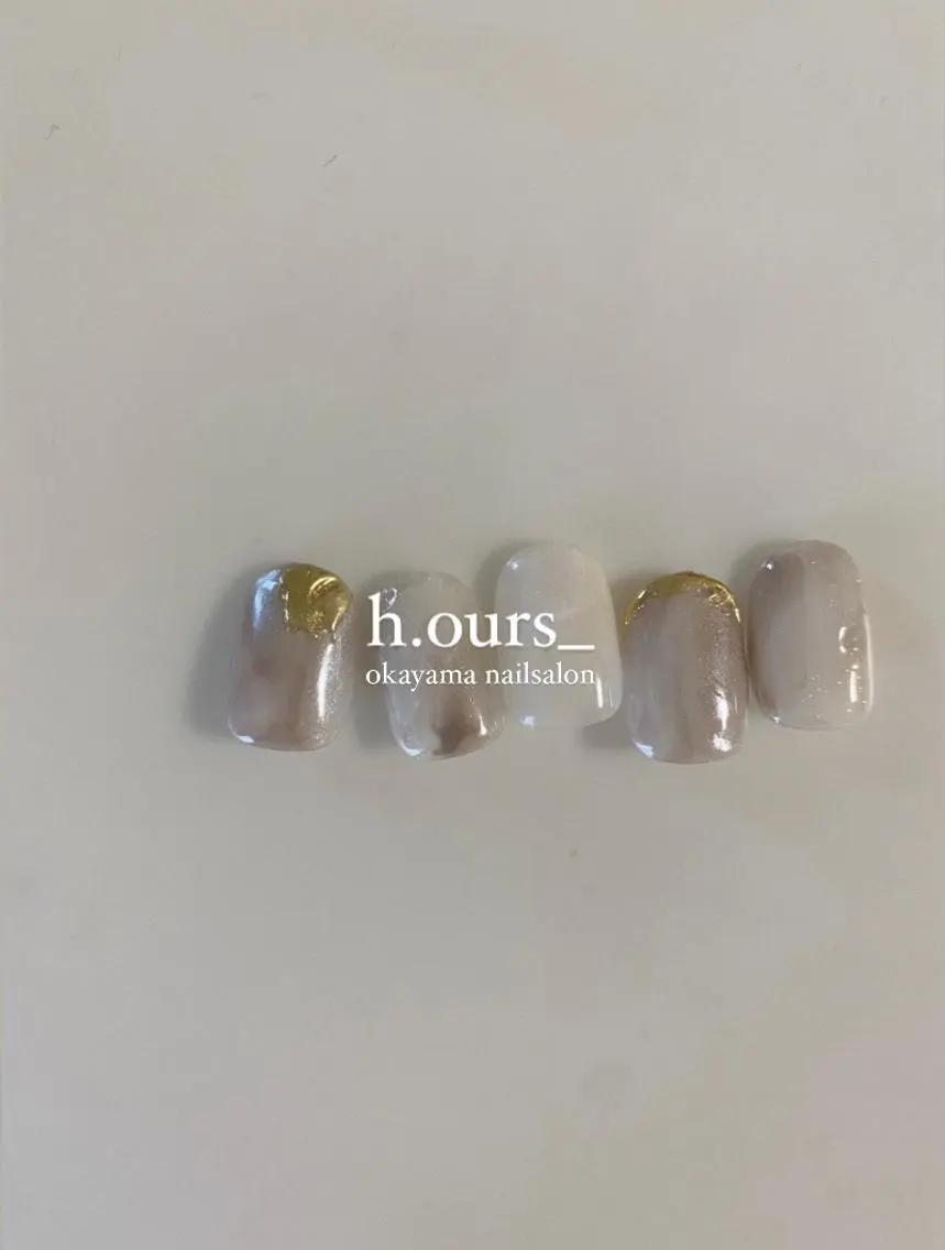 ネイル ニュアンスネイル ピンク シンプルネイル h.ours _のネイルデザイン