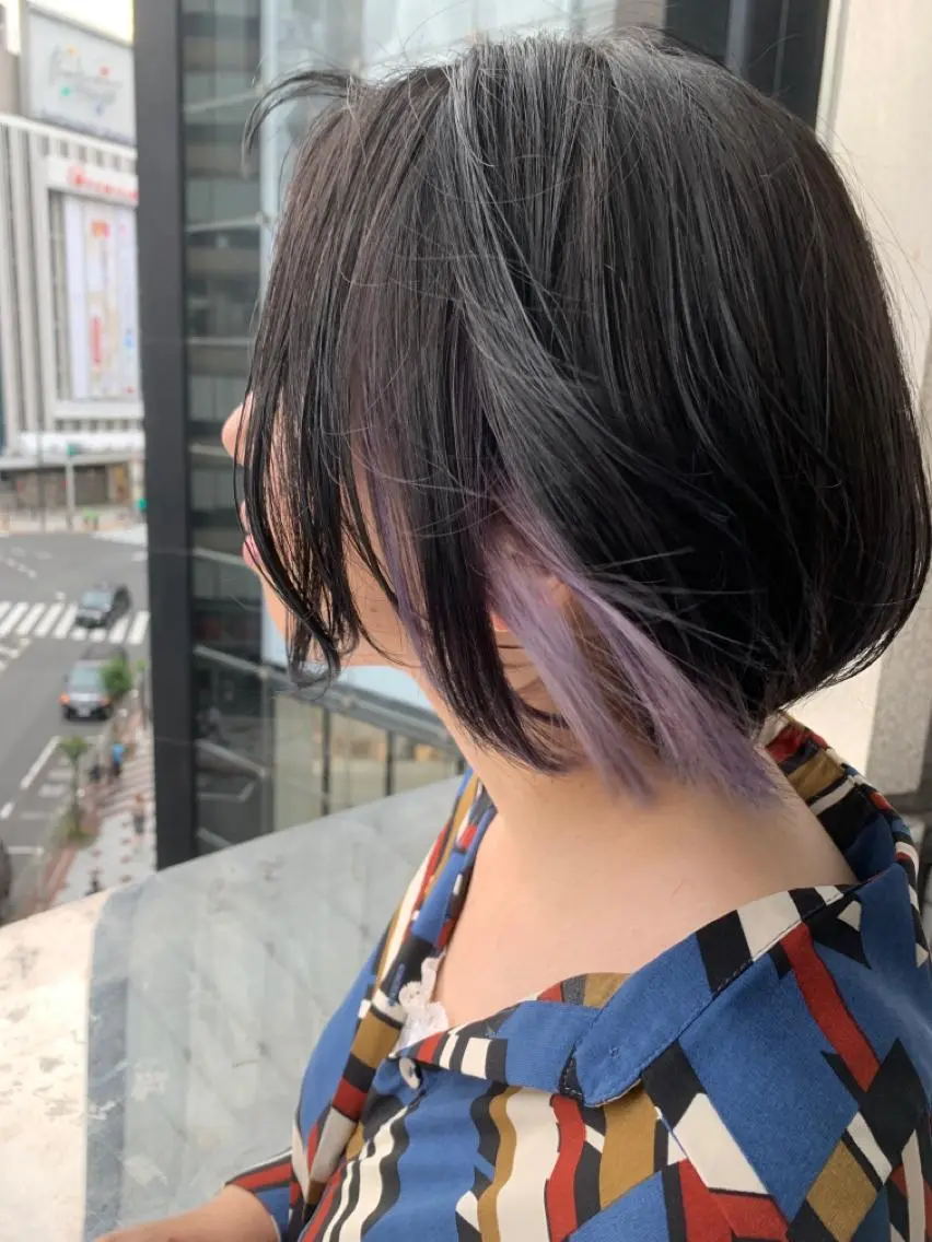 ショート カラー インナーカラー ヘアカラー Bianca 代表 硲 貴亮【東武練馬】のヘアスタイル
