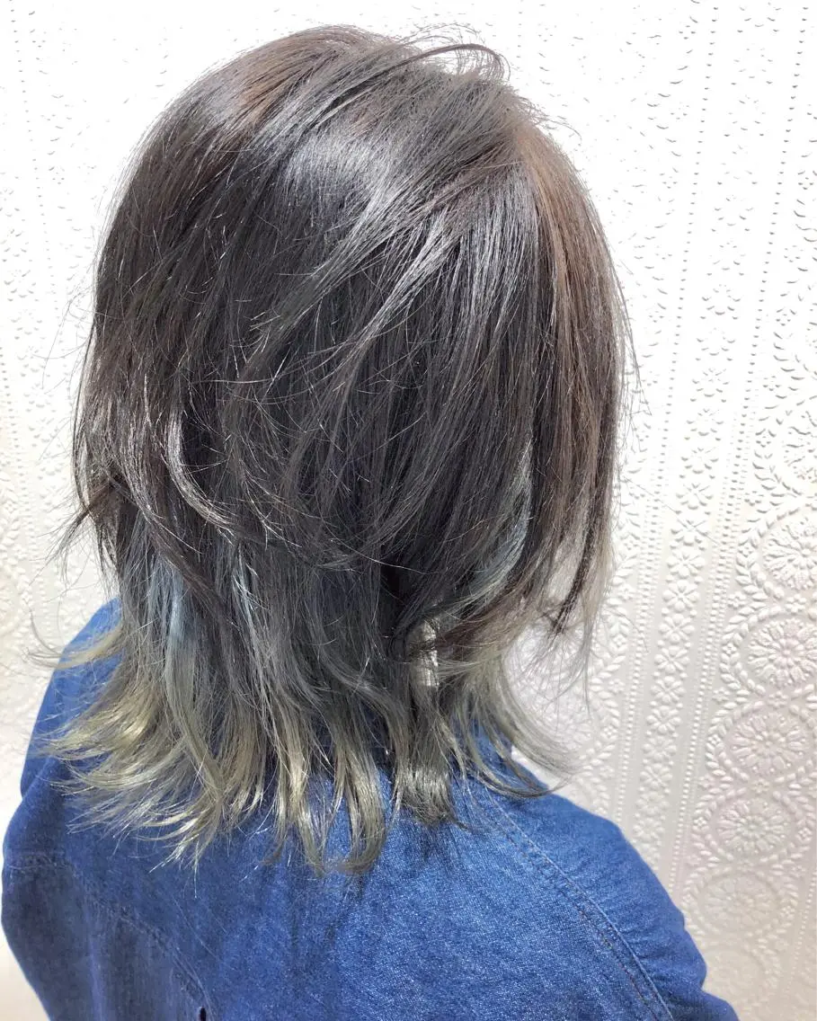 ミディアム カラー Lumiere 鈴木翔平のヘアスタイル