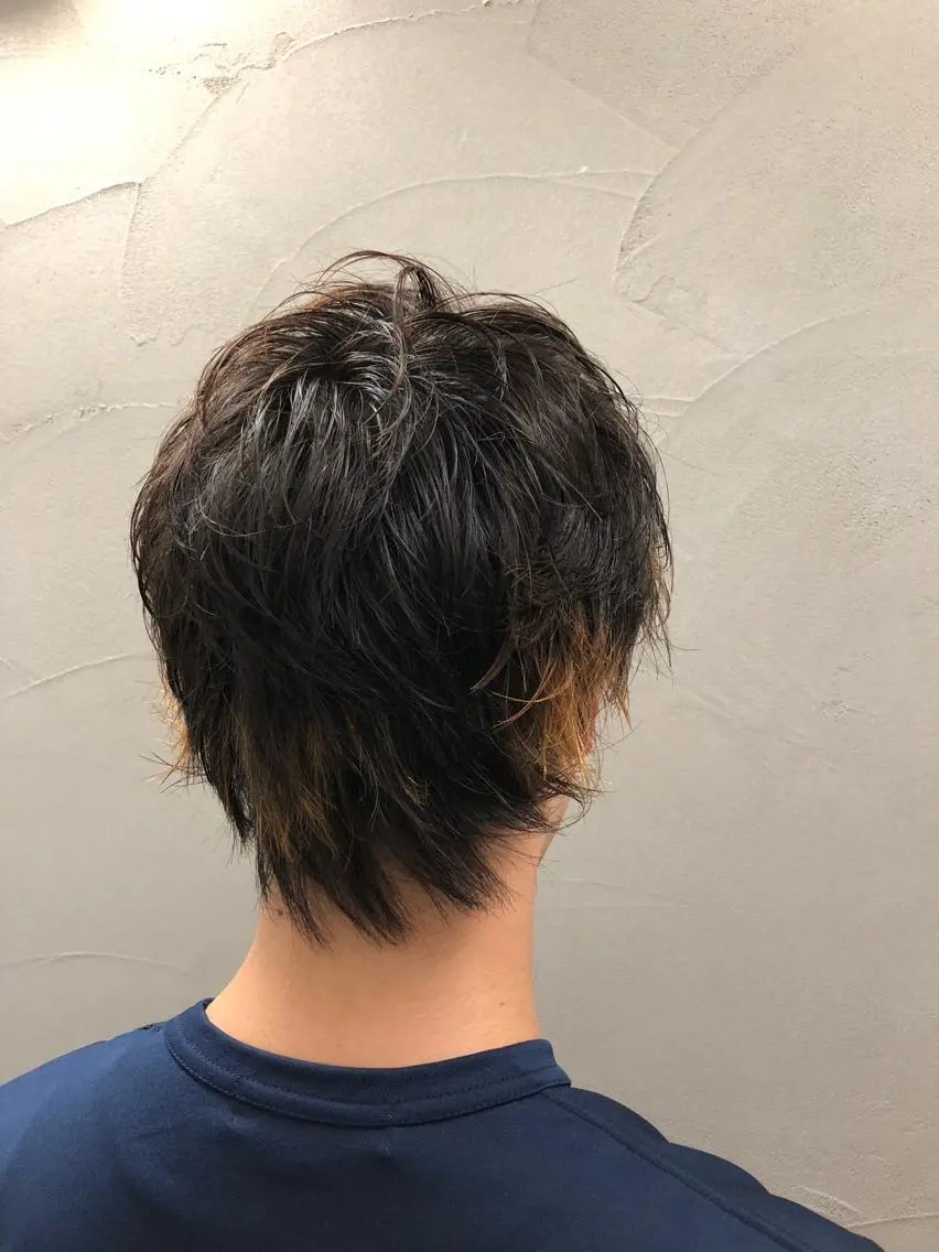 メンズ メンズウルフカット ウルフカット カット ⭕️メンズパーマ⭕️ 山口 裕太郎のヘアスタイル