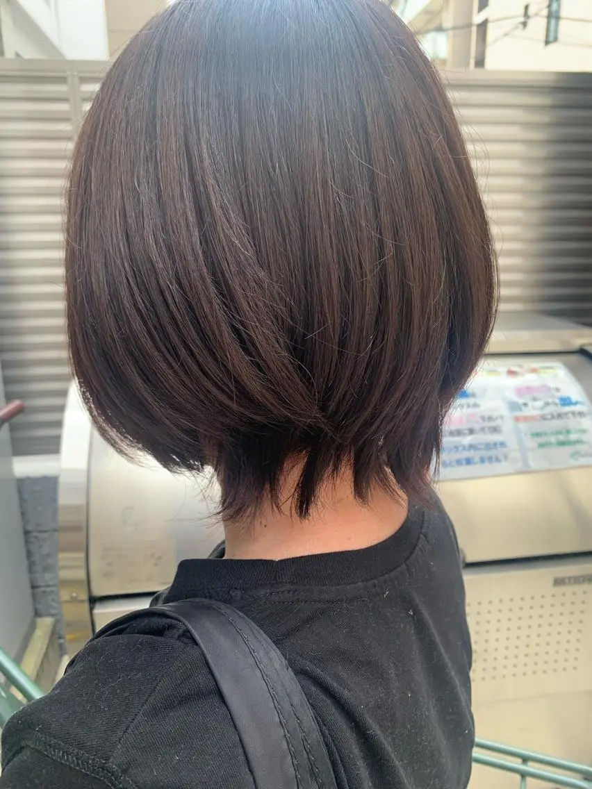 ショート ボブ ウルフカット ウルフボブ 髪質改善 LIME 長野駅のヘアスタイル