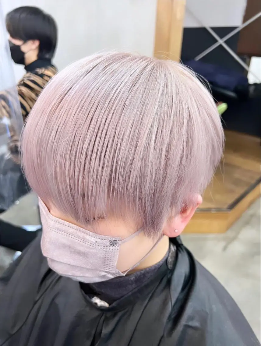 ショート カット ヘアカラー トリートメント ヘアセット CARAT堺東 Aujua認定サロンのヘアスタイル
