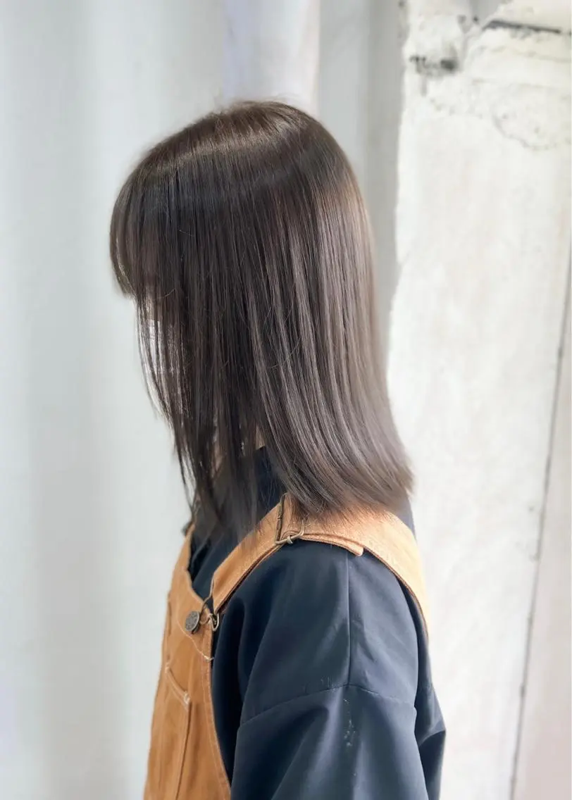 カラー ヘアカラー ✨ブリーチなしカラー ×髪質改善✨松村 潤のヘアスタイル