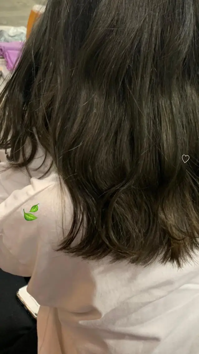セミロング カラー ヘアアレンジ アディクシーカラー 髙塚碧🇰🇷 韓国ヘア🎗️のヘアスタイル