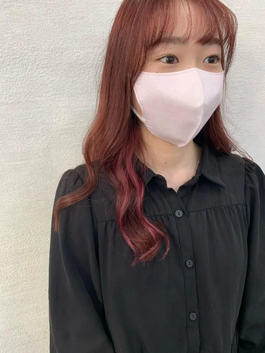 ロング カラー チバ ヒロトのヘアスタイル