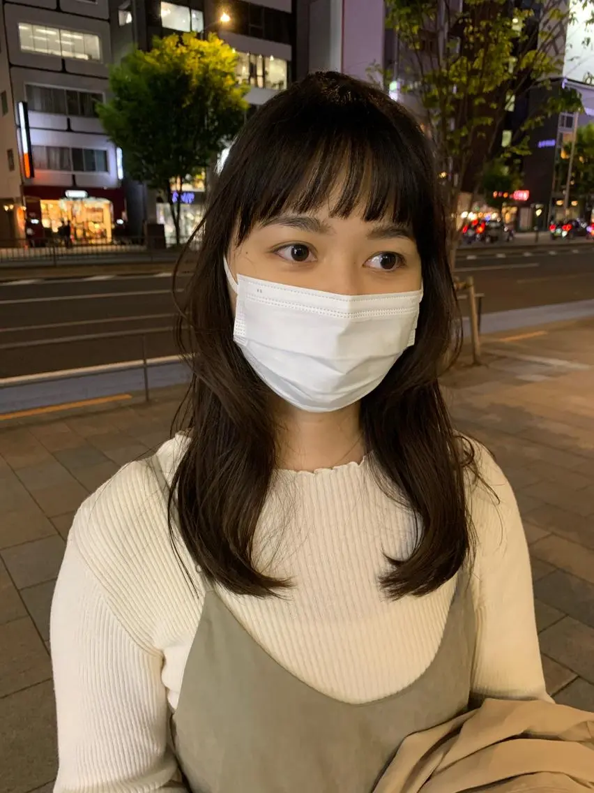 セミロング カット トリートメント miu （ミユ）のヘアスタイル