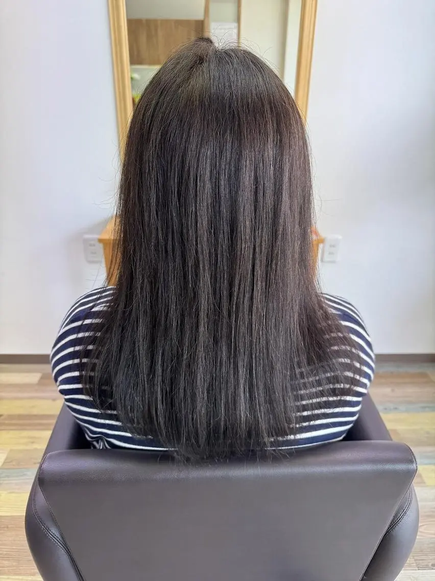 ロング repos 清須店 白髪染め髪質改善専門のヘアスタイル