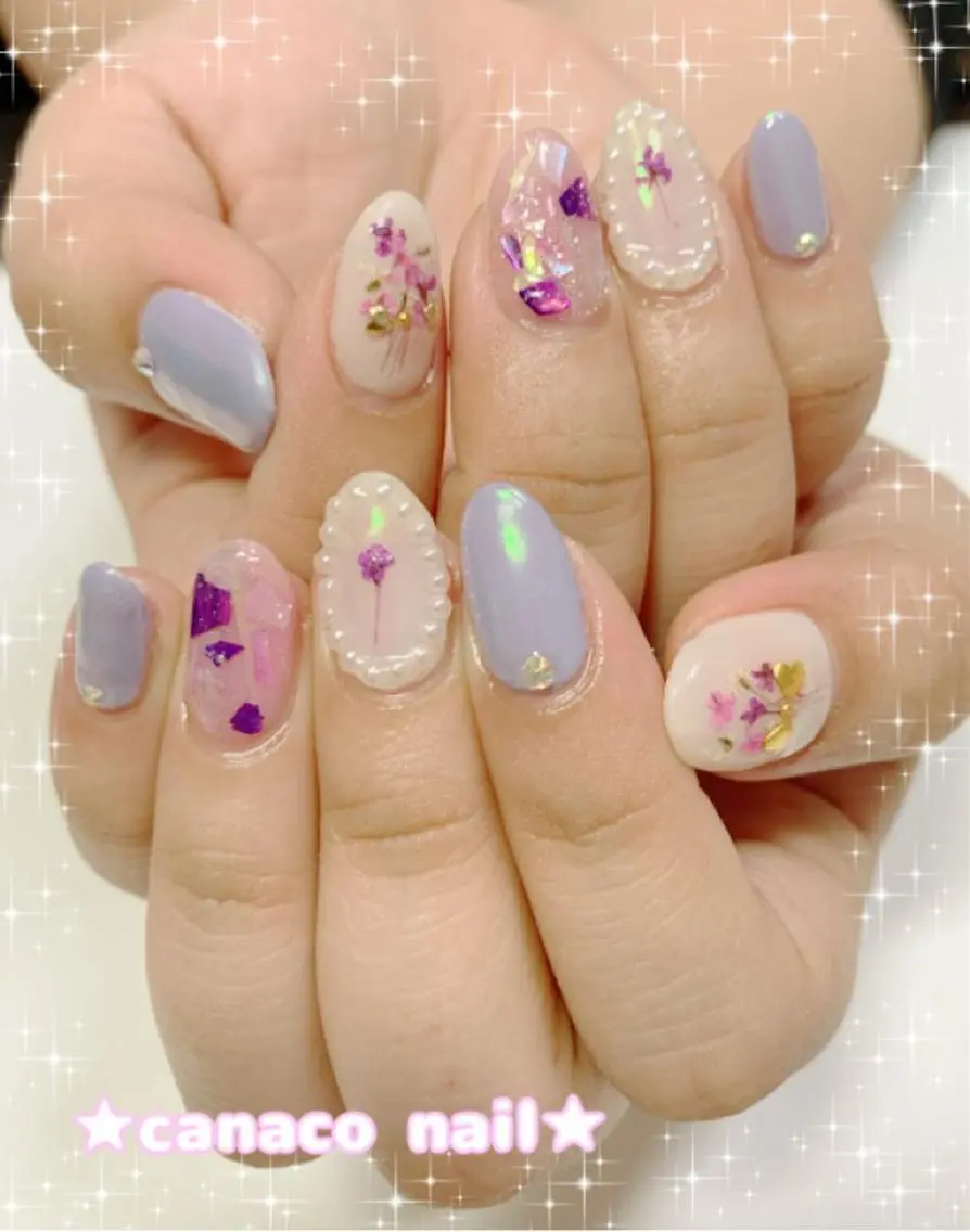 ネイル アートネイル ジェルネイル パラジェル ストーンネイル ベテランネイル cnc nailのネイルデザイン