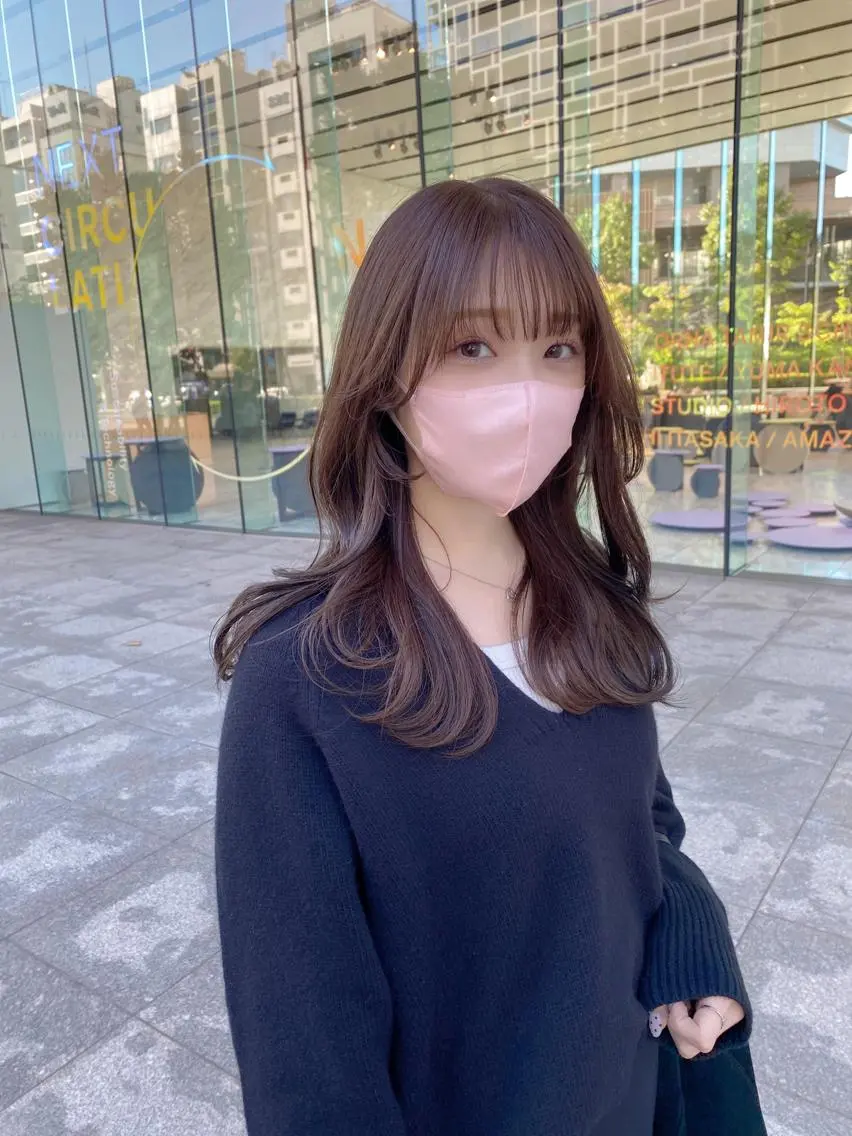 ミディアム カラー ヘアアレンジ カット ヘアカラー トリートメント 【代表】 たき〜のヘアスタイル