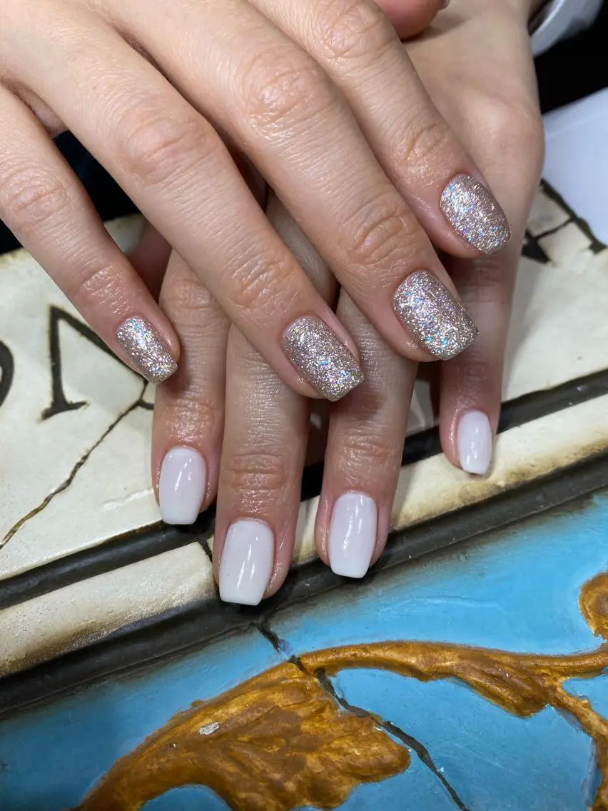 ネイル ハンドネイル crystal ⭐︎ colorのネイルデザイン