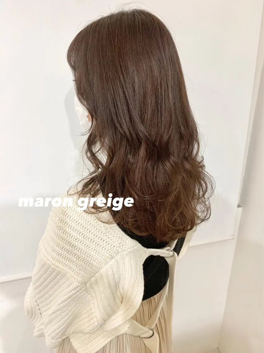 ミディアム カラー GOODDAY ヘアサロンのヘアスタイル