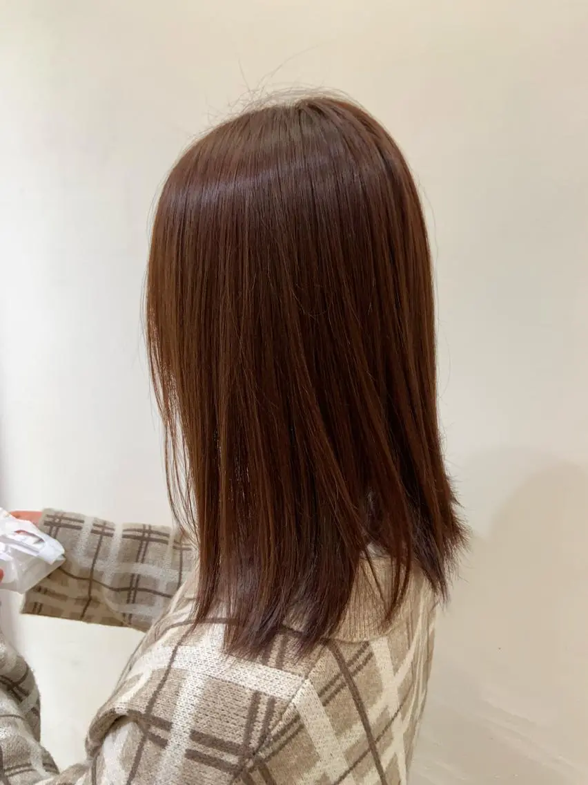 ミディアム カラー アオキ サキ💫のヘアスタイル