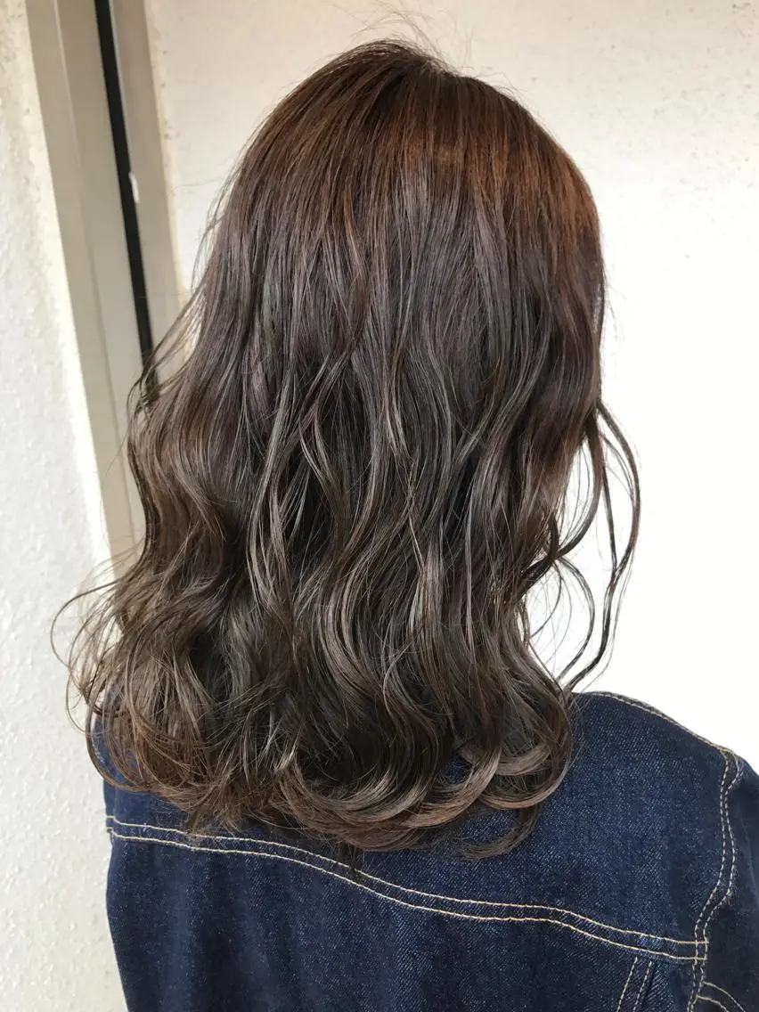 セミロング カット ヘアカラー トリートメント Reve Resort池袋のヘアスタイル
