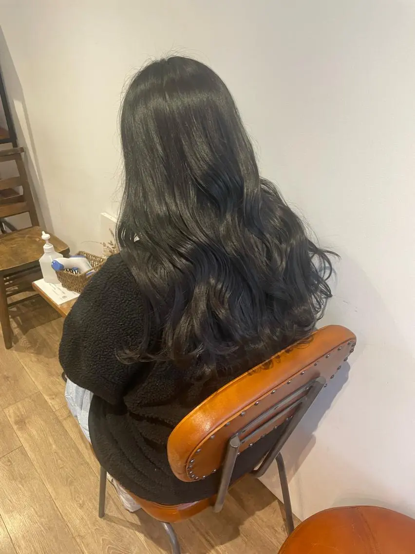 ロング カラー coco♡ 韓国hairのヘアスタイル