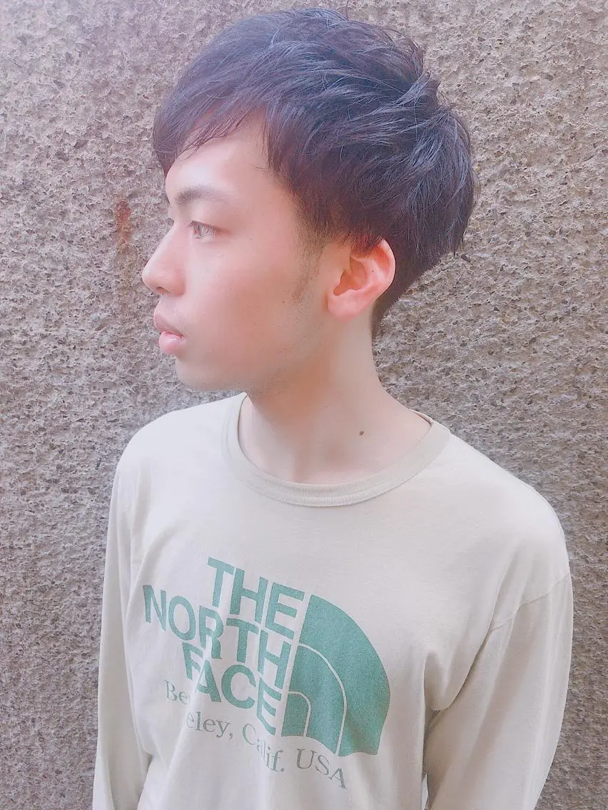 ショート カラー パーマ ヘアアレンジ メンズ ちこ .のヘアスタイル