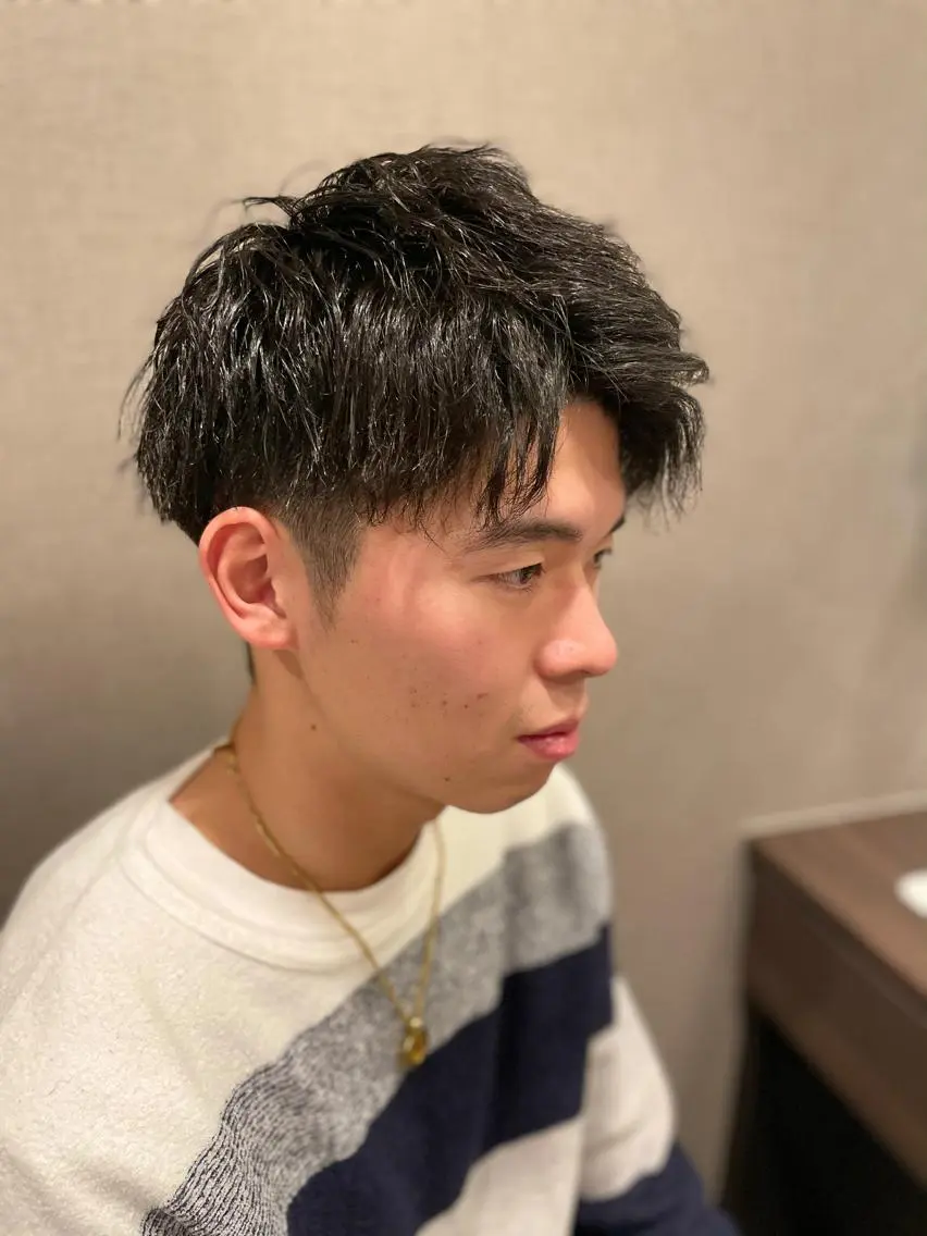 メンズ ツーブロック カット 💈メンズパーマ💈 ナカザワ　　リョウのヘアスタイル