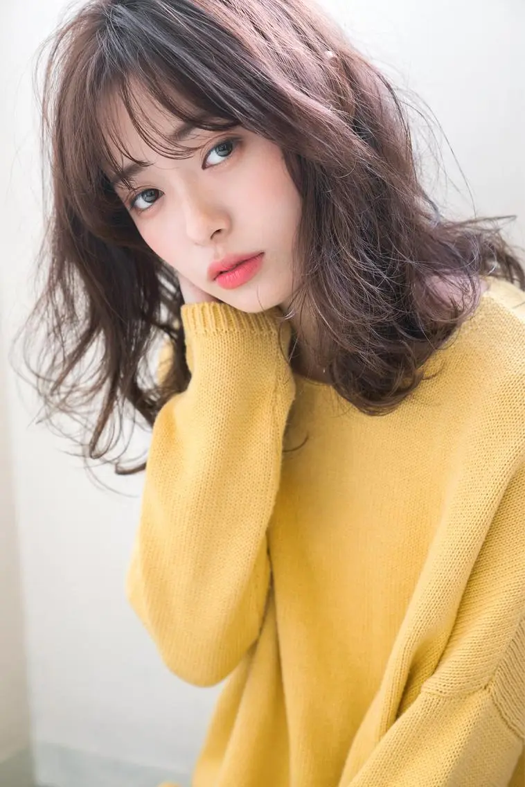 ミディアム カラー パーマ ヘアアレンジ ヘアカラー トリートメント 年間1500人担当 代表 南一路のヘアスタイル