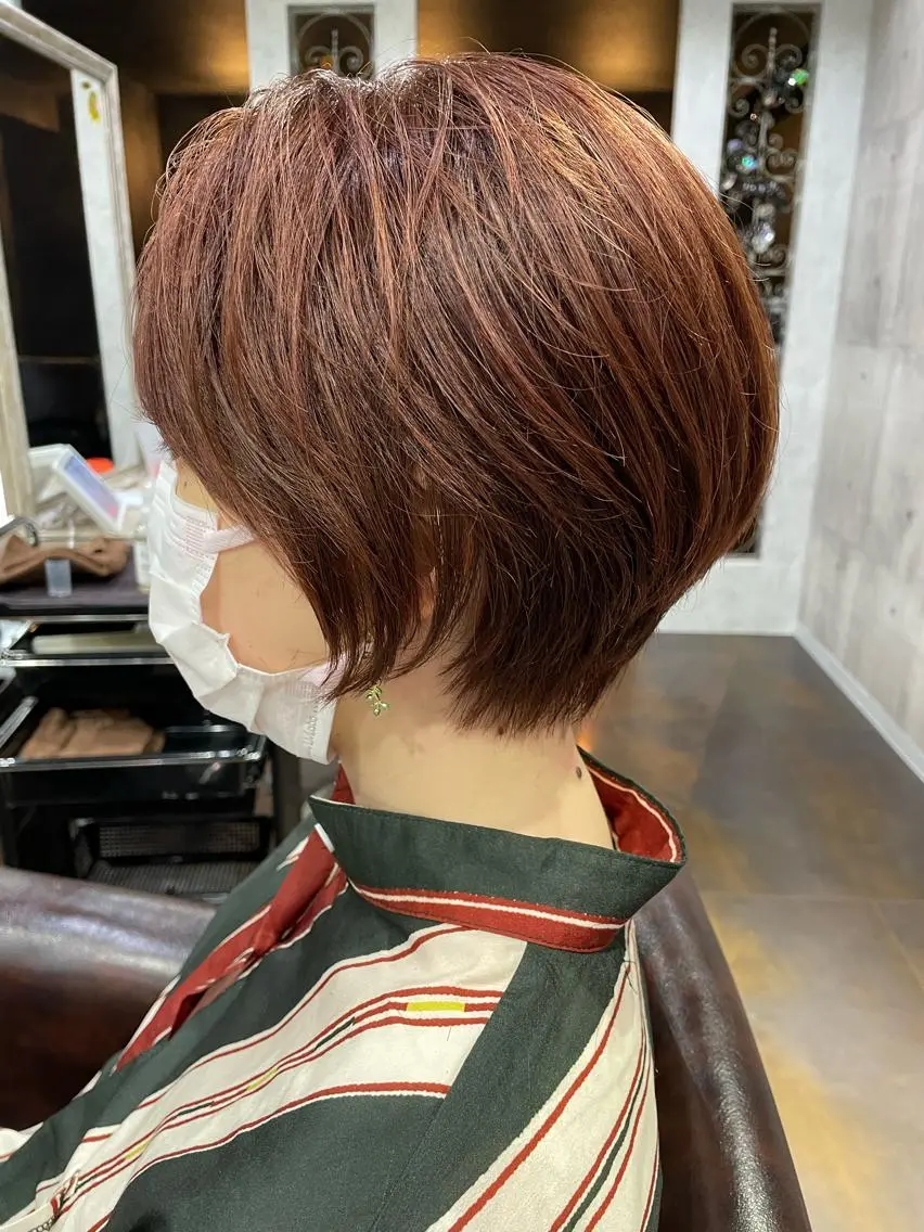 ショート パーマ ヘアアレンジ メンズ キッズ ネイル マツエク・マツパ アイブロウ シールエクステ メンズバレイヤージュ メンズハイライト メンズインナーカラー メンズ韓国風 北千住10分 肥高　壮汰のヘアスタイル