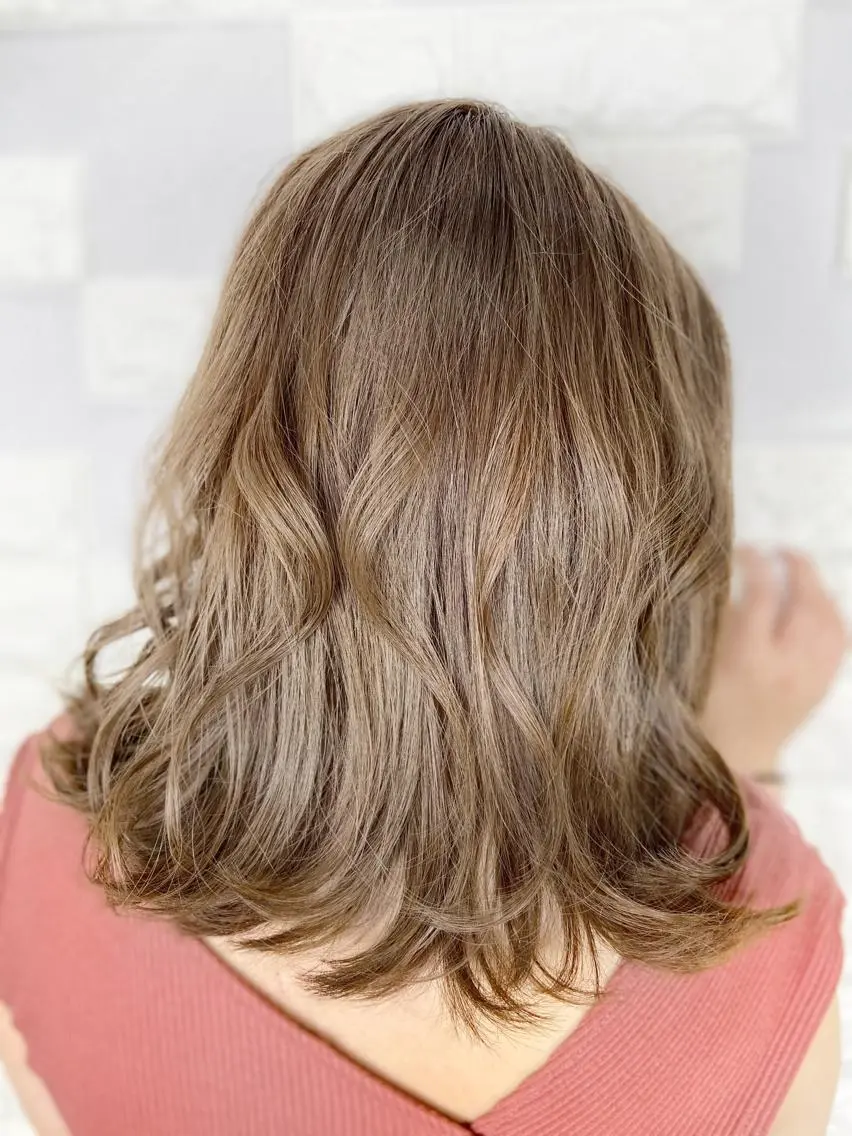 ミディアム カラー ヘアアレンジ カット ヘアカラー トリートメント 次世代シールエクステ 錦糸町 小泉 朋之のヘアスタイル