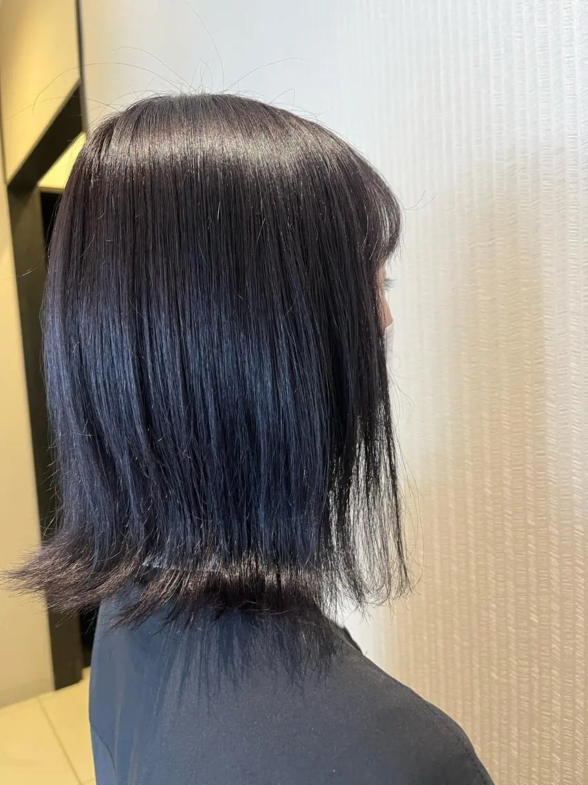 ミディアム カラー LiTA長嶺 小佐井悠未のヘアスタイル