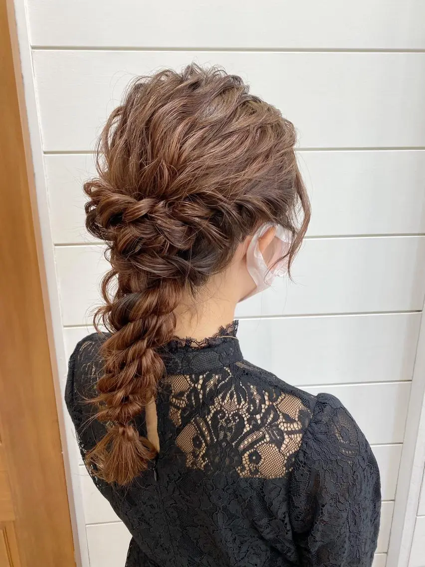ロング ヘアアレンジ ツカハラ リリカ 👒柔らかカラー👒のヘアスタイル