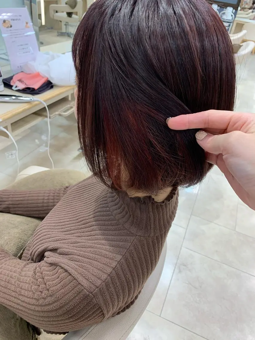 ショート カラー 暖色/ブリーチカラー 🎀 M i k uのヘアスタイル