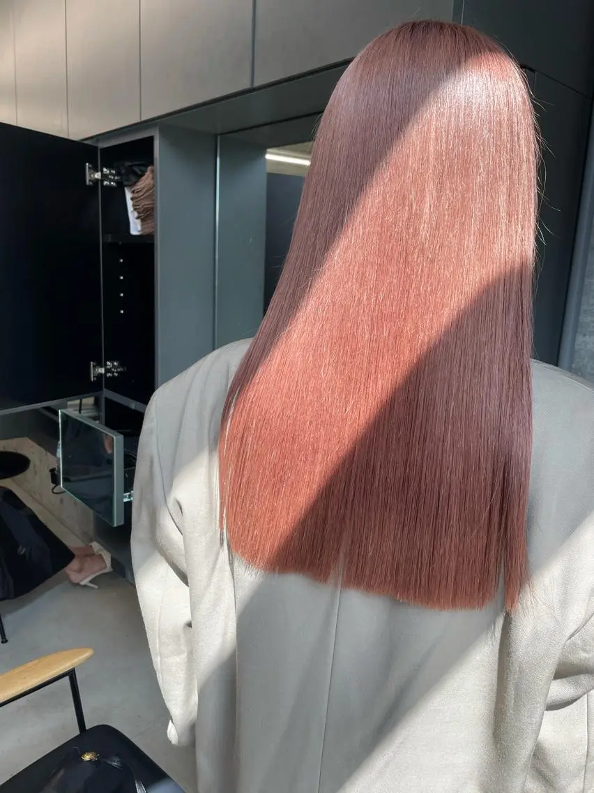 セミロング カラー ブリーチ カット ヘアカラー トリートメント ヘアセット センスをお届けします 大谷将生infpのヘアスタイル