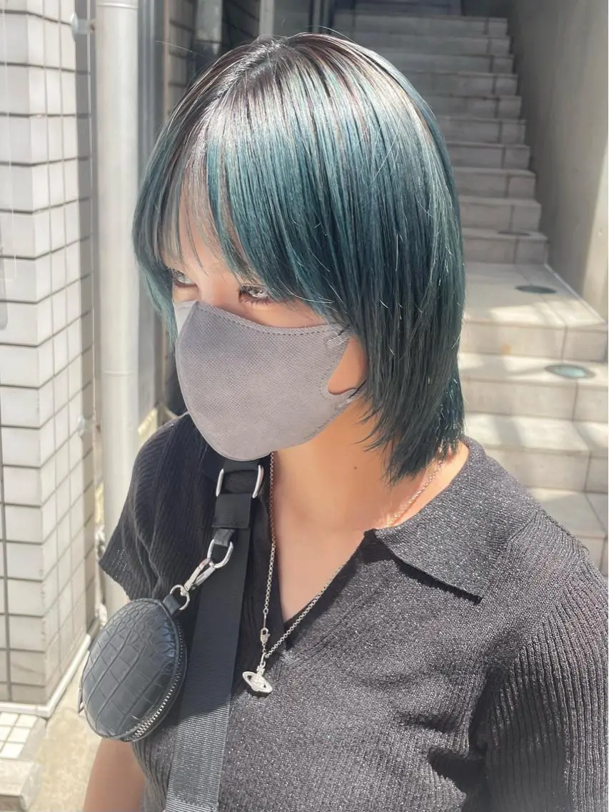 カラー yasuハイトーン/ デザインカラーのヘアスタイル
