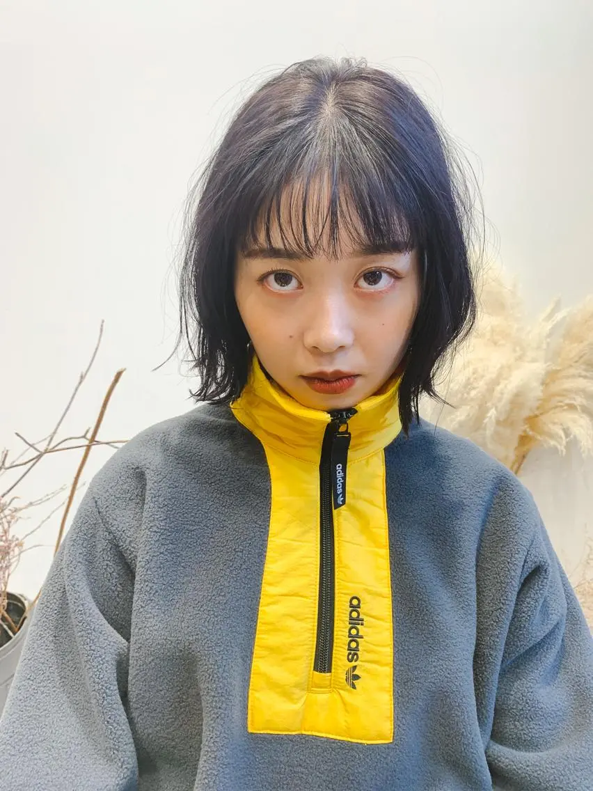 ショート カラー ラベンダーカラー ボブ tension 【テンション】のヘアスタイル