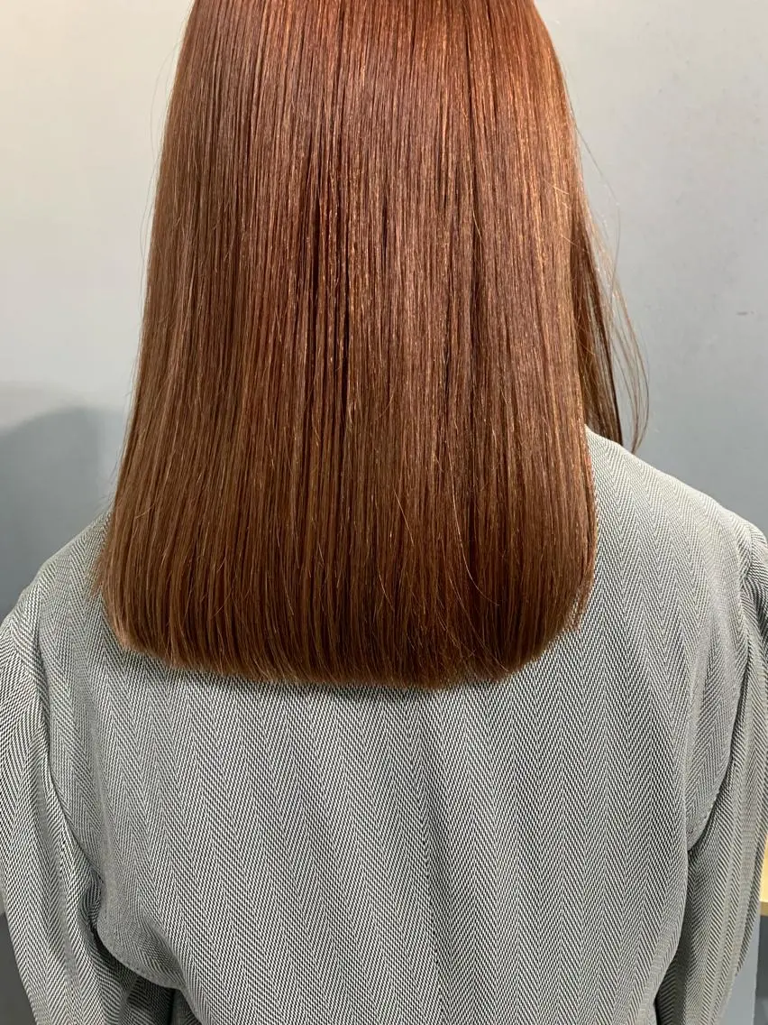 カラー ボブパーマコテ巻き風 パーマNo1深江秀平のヘアスタイル