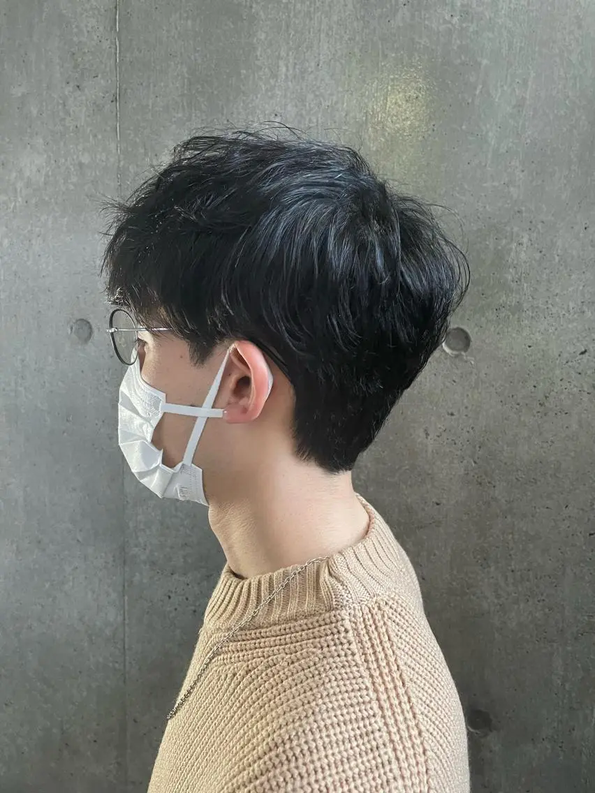 パーマ メンズ もりたみかこ 美容師お休み中のヘアスタイル