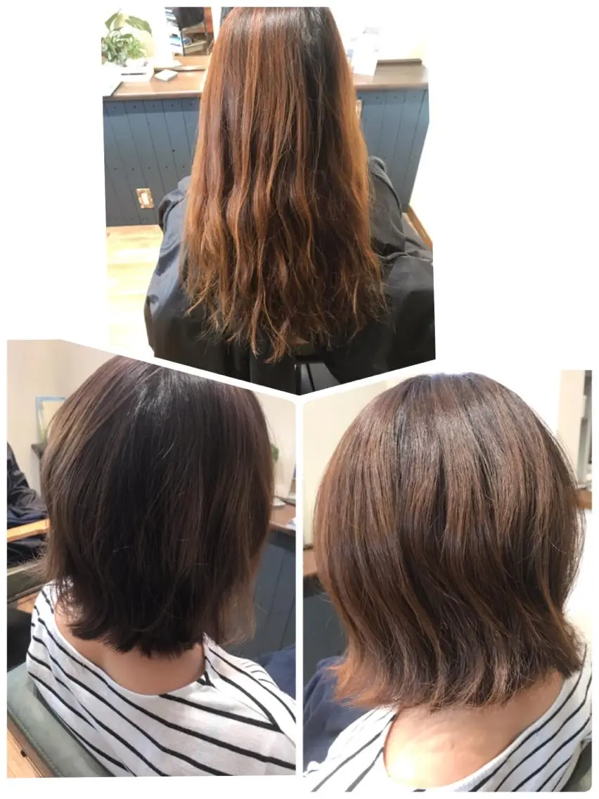 ミディアム カラー Ray hair 春日部のヘアスタイル