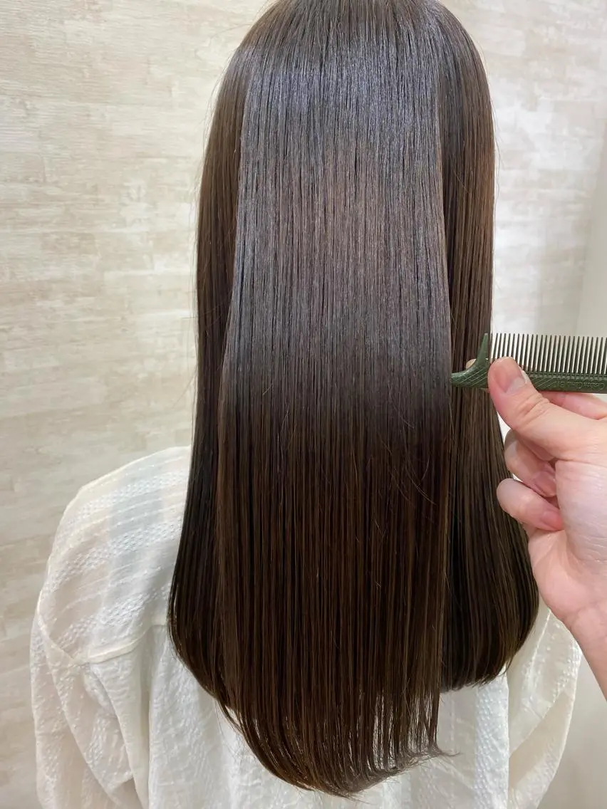 ロング 髪質改善 トリートメント トリートメント 髪質改善&ヘアケア 永山若奈のヘアスタイル