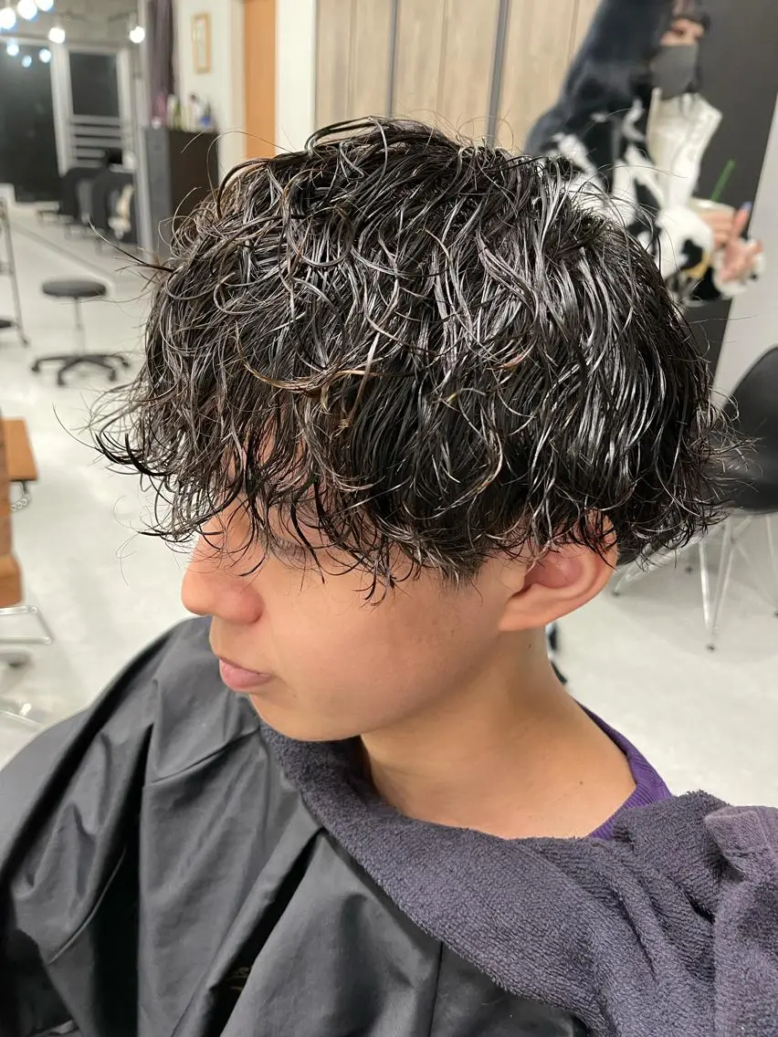 メンズ バレイヤージュ特化/ アキラのヘアスタイル