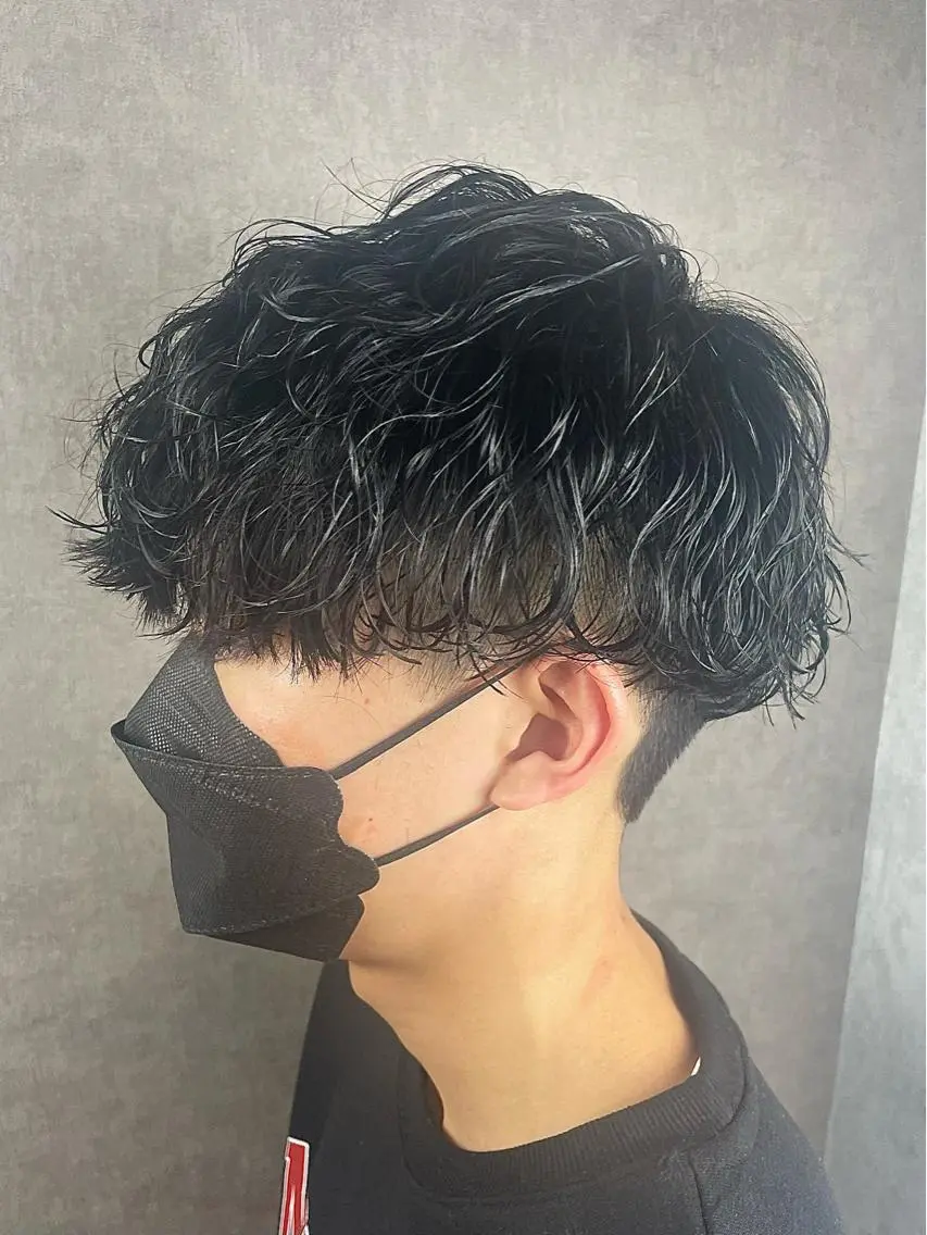 パーマ メンズ メンズパーマ 波巻きパーマ スパイラルパーマ メンズ専門 中島俊【朝霞】のヘアスタイル