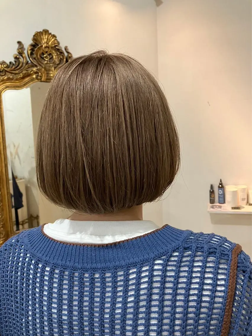 ショート カラー ヘアカラー トリートメント 【透明感カラー】💠 TETSUのヘアスタイル