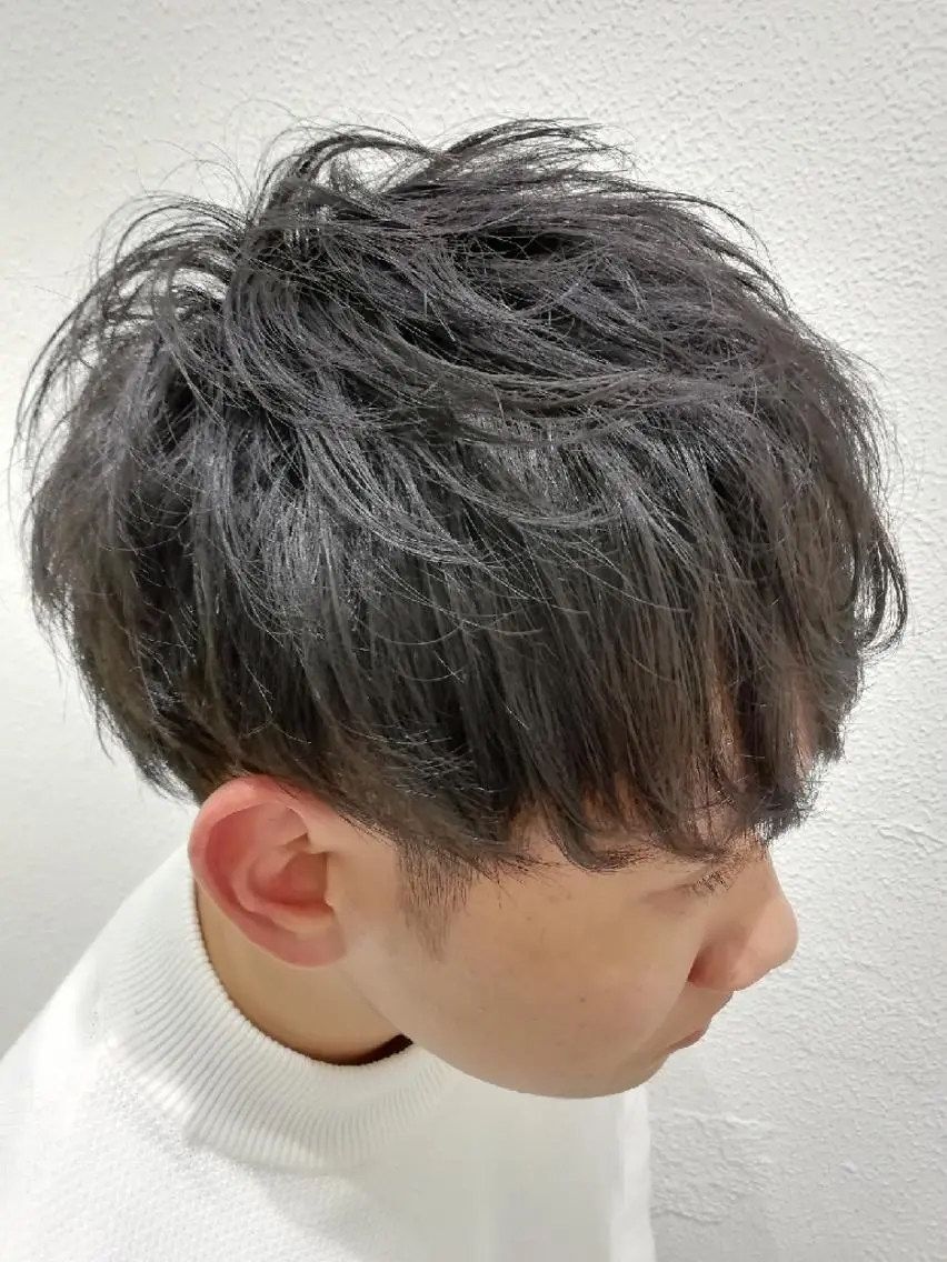 メンズ パーマ Ash 店長 木村 和人のヘアスタイル