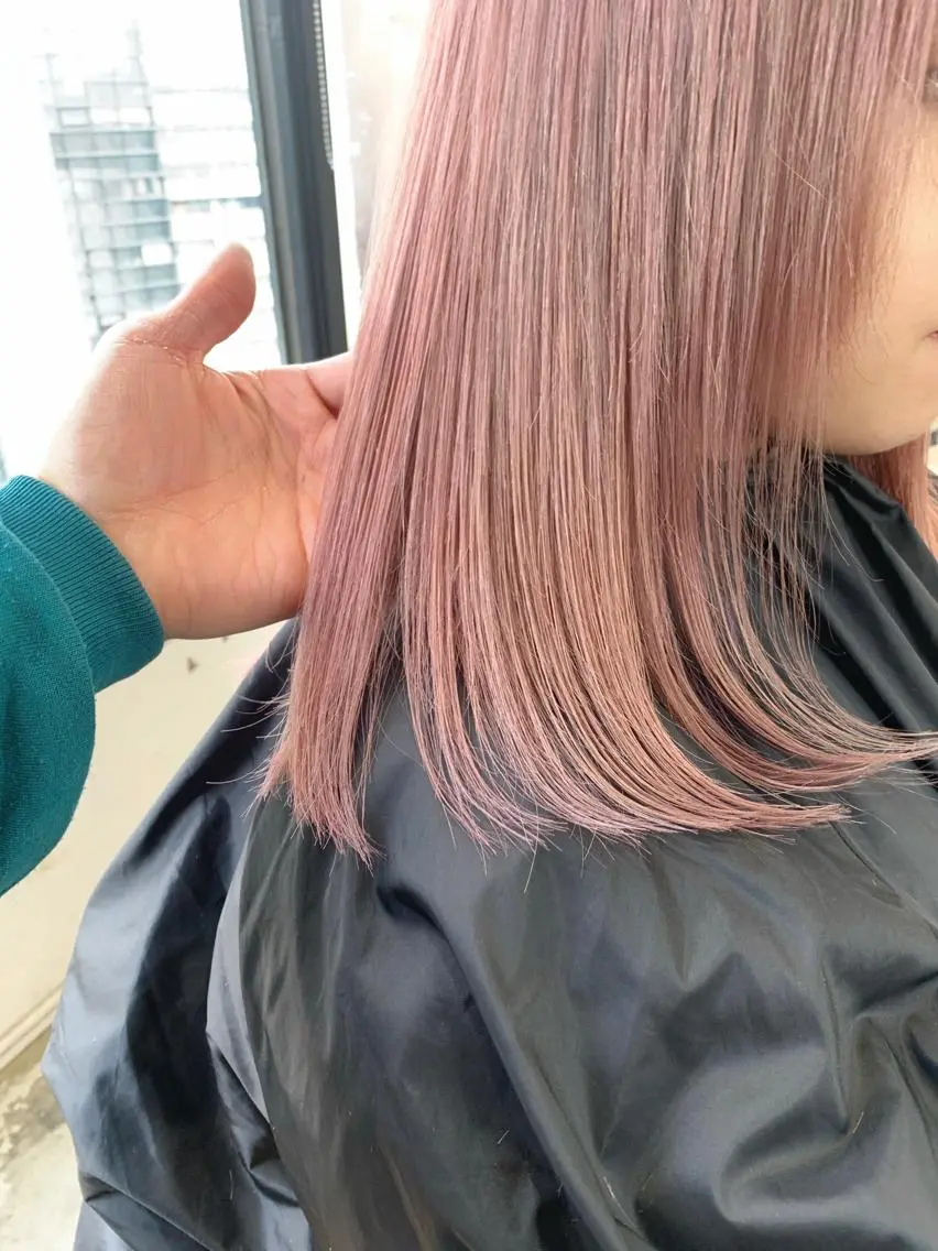 セミロング 片岡 建のヘアスタイル
