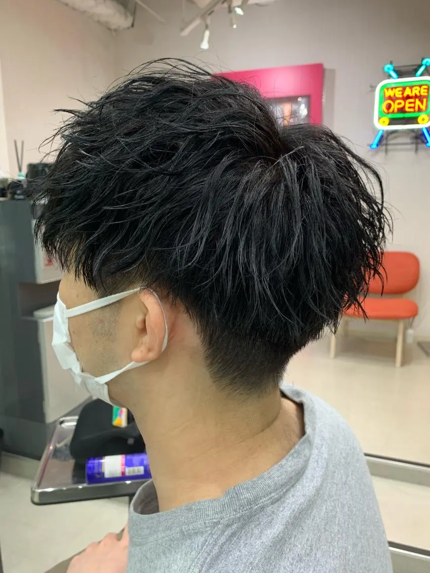 ショート メンズ カット ヘッドスパ repose日本橋 室町のヘアスタイル