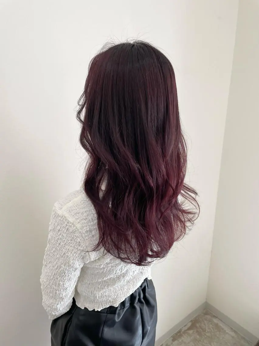 ロング カラー カット ヘアカラー トリートメント 髪質改善/縮毛矯正 /青山 早希🐾のヘアスタイル