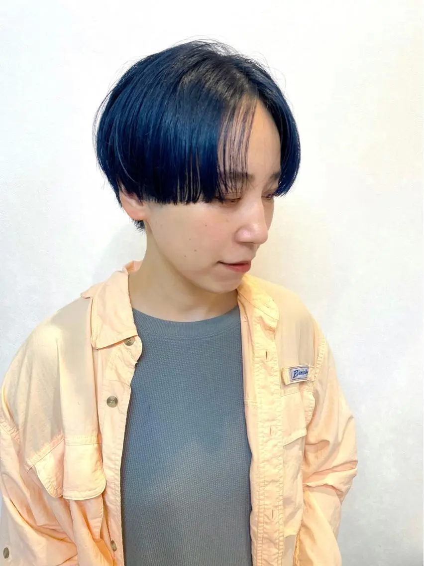 ショート カラー パーマ ヘアアレンジ メンズ キッズ ネイル マツエク・マツパ ハンサムショート ショートヘア ショートネイル tatsumi/ボブ ウルフ/レイヤーのヘアスタイル
