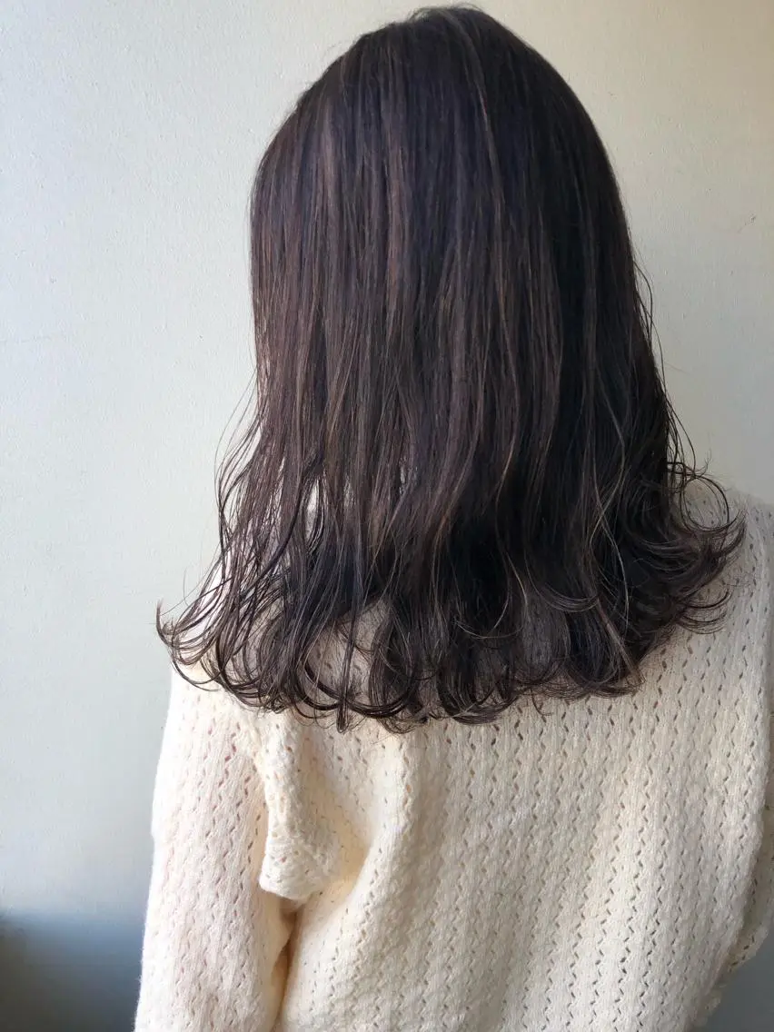 ミディアム ヘアカラー トリートメント 🌻韓国風ヘア🌻 ✨🌷ナナコ🌷のヘアスタイル