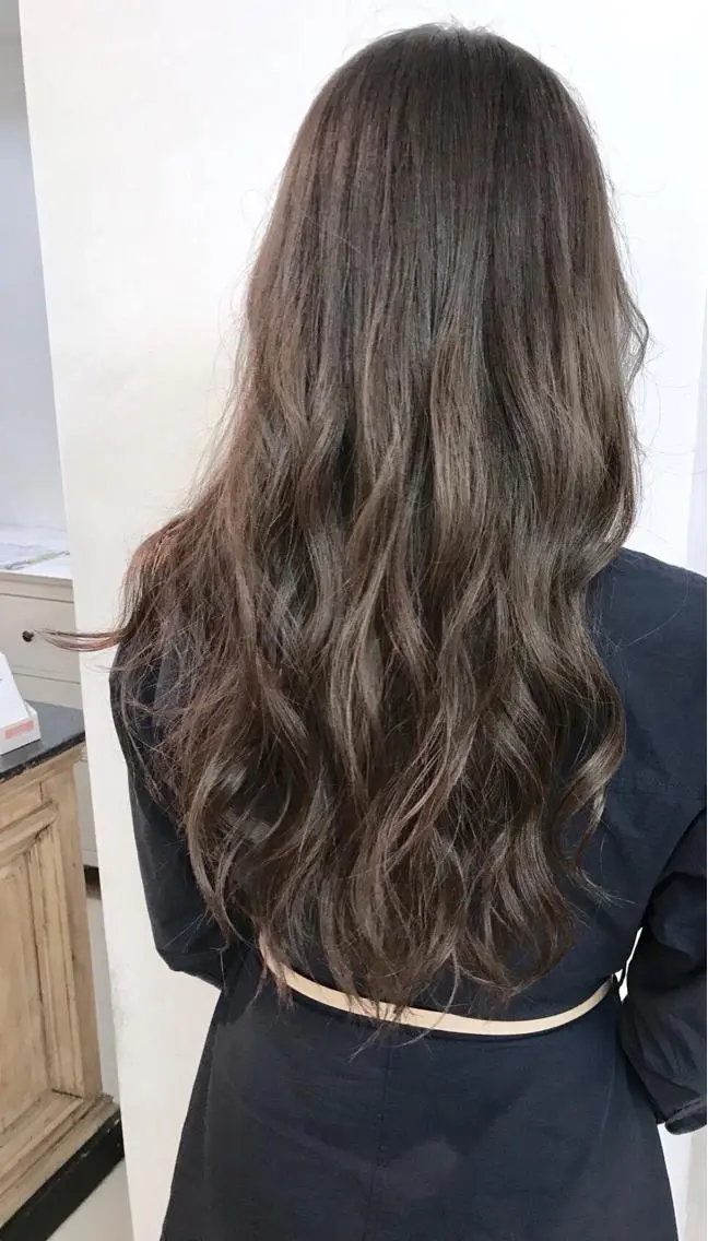 ロング カラー ヘアカラー トリートメント 平田 健一のヘアスタイル