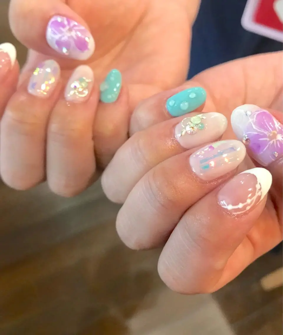 ネイル フットネイル eclale nのネイルデザイン